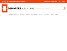Tablet Screenshot of deportesalejouribe.com